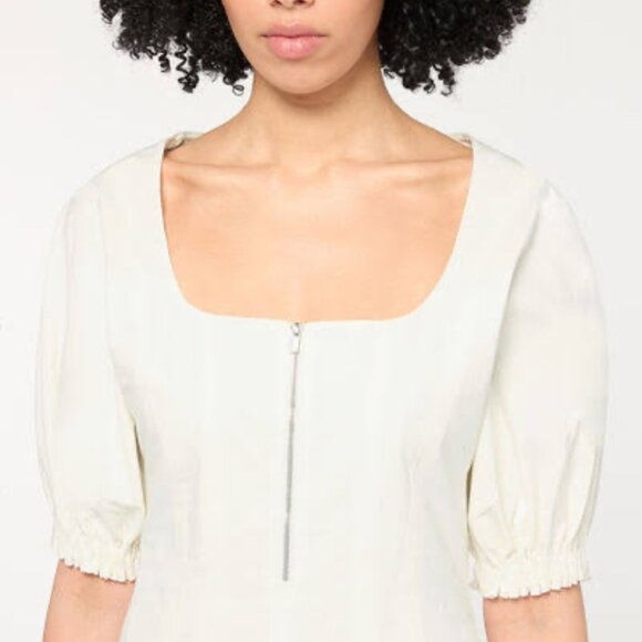 Proenza Schouler White Label Cotton Linen Mini Dress - Picture 9 of 10